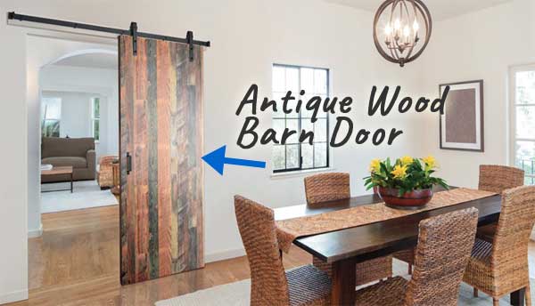 Reclaimed Wood Barn Door