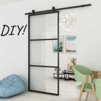 DIY Glass Barn Door Kit - 5 Modern Barn Door Ideas for Your Home and Pro Tips to Save You Time and Money