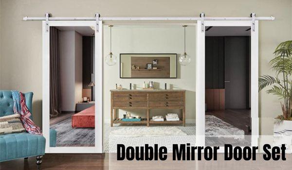 Double Sliding Mirror Doors Come as a Complete DIY Kit