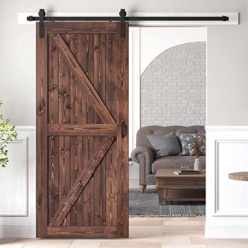 Faux Reclaimed Wood Barn Door