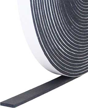 Self-Adhesive Foam Weatherstripping for Interior Barn Doors to Prevent Noise from Passing and to Create More Privacy Between Rooms